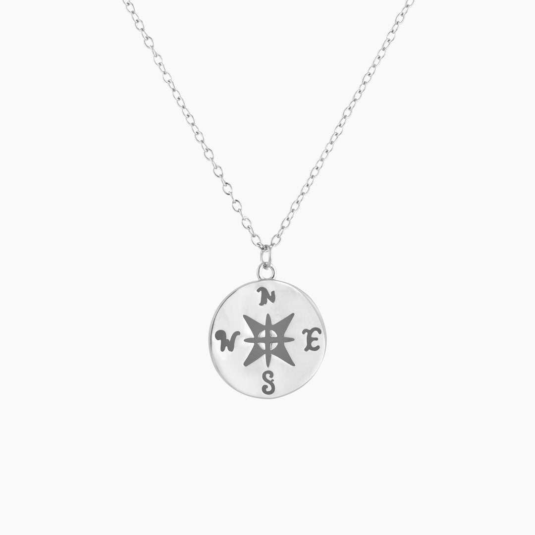 Round Compass Necklace