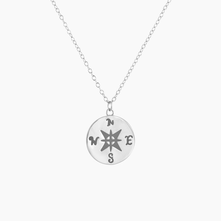 Round Compass Necklace