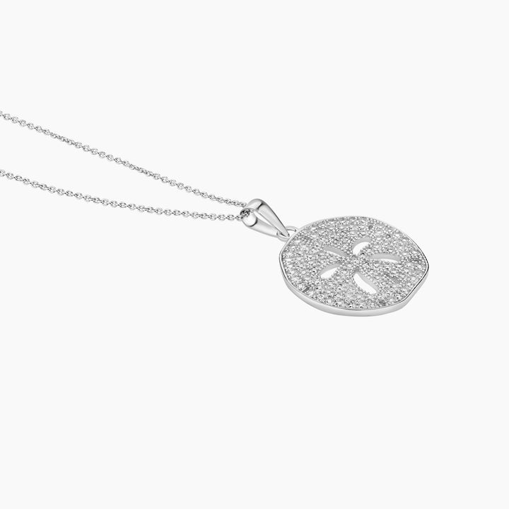 Pave Sand Dollar 18" Necklace