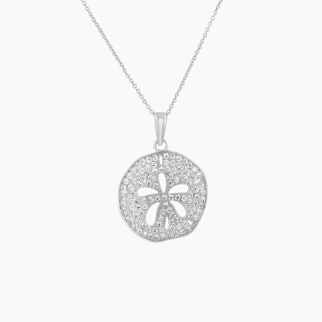 Pave Sand Dollar 18" Necklace