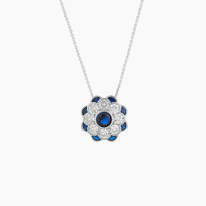 Art Deco Flower Pendant