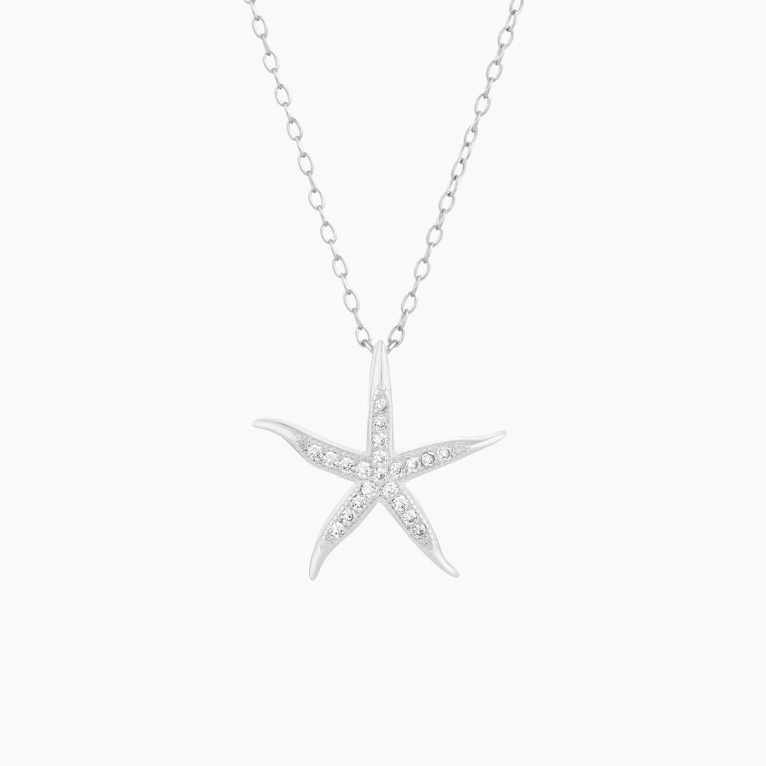 Starfish Pendant on Chain