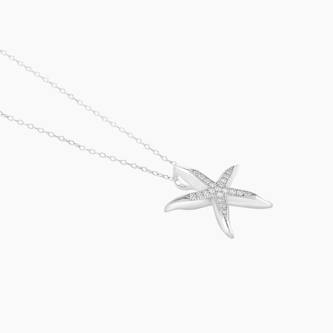 Starfish Pendant on Chain