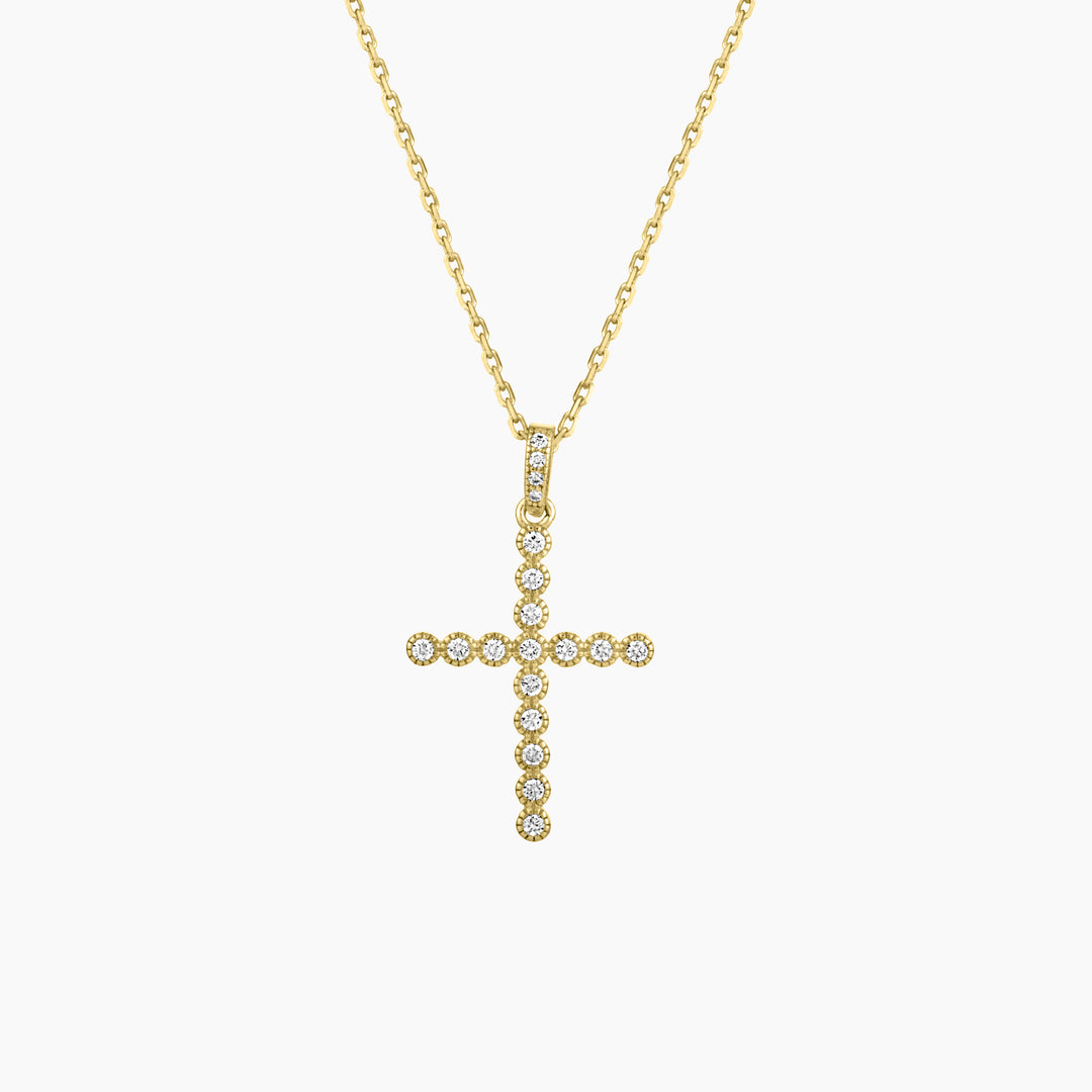 CZ Cross Pendant