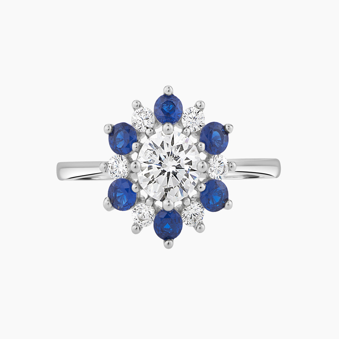 Art Deco Flower Ring