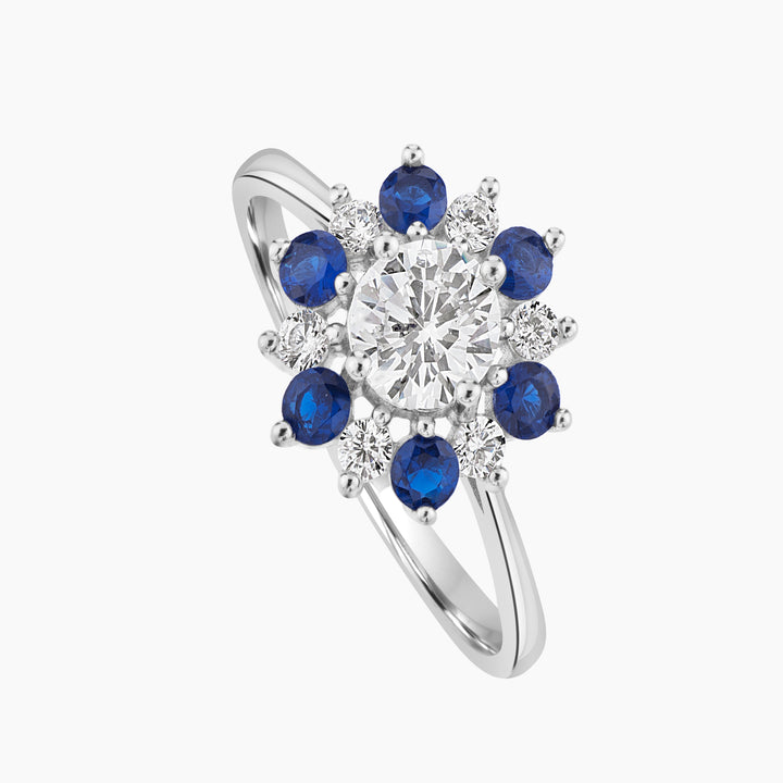 Art Deco Flower Ring