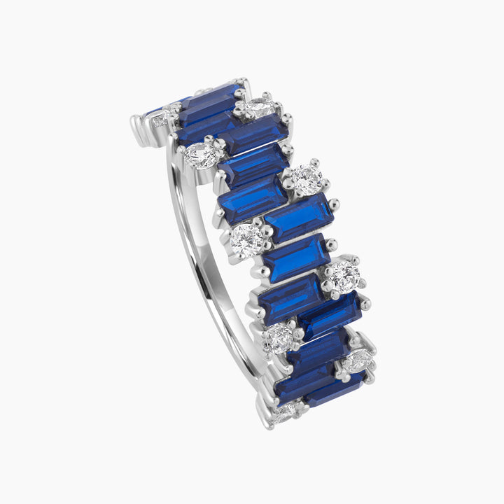 Baguettes Cubic Zirconia Ring