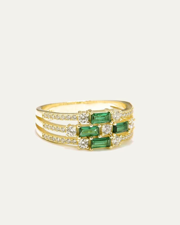 Art Deco Triple Ring