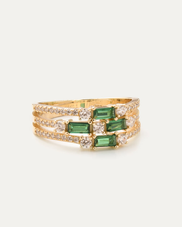 Art Deco Triple Ring