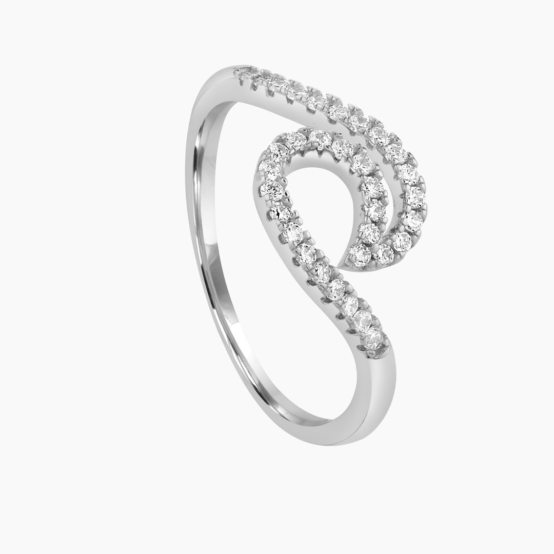 Pave Wave Ring