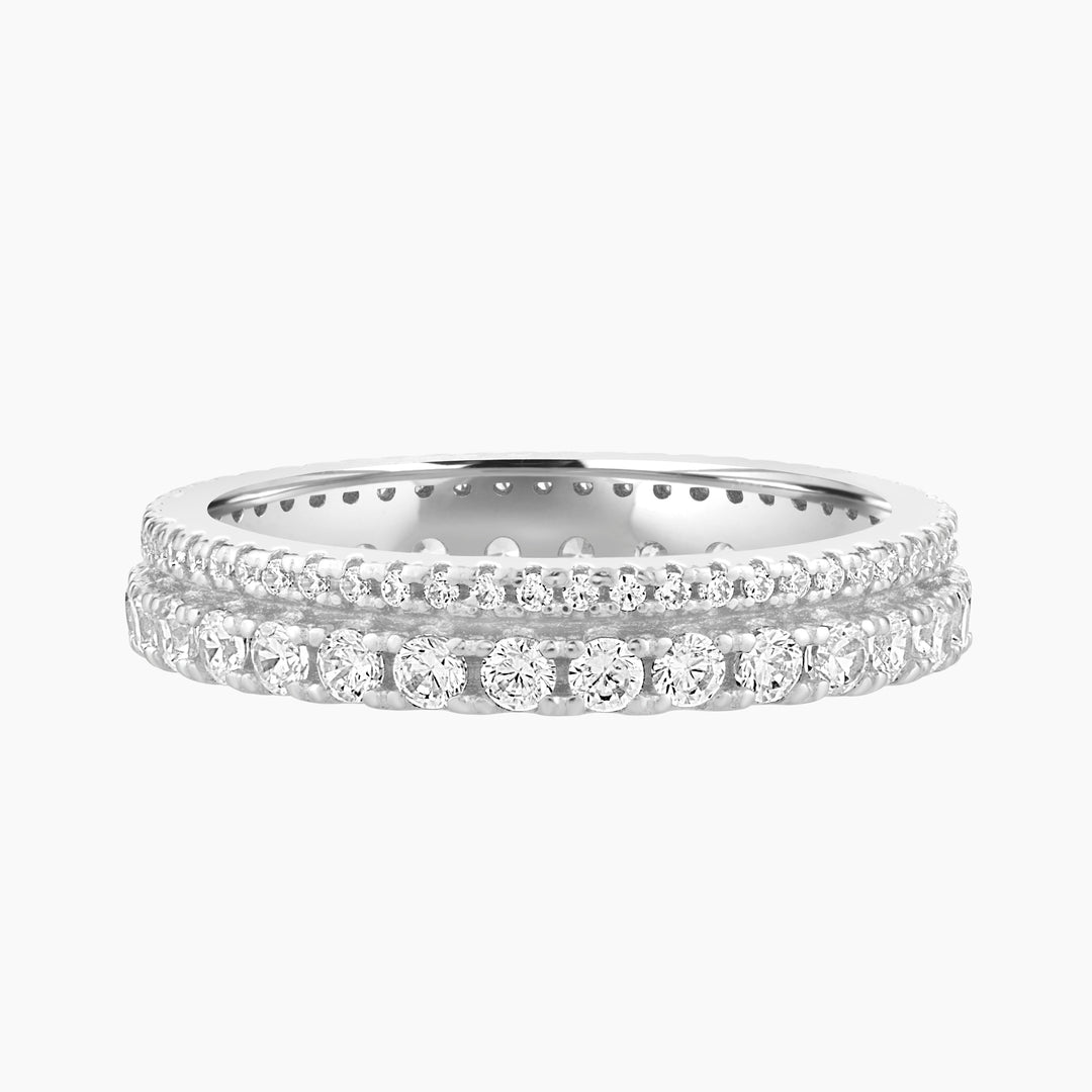 Double Row Band Ring