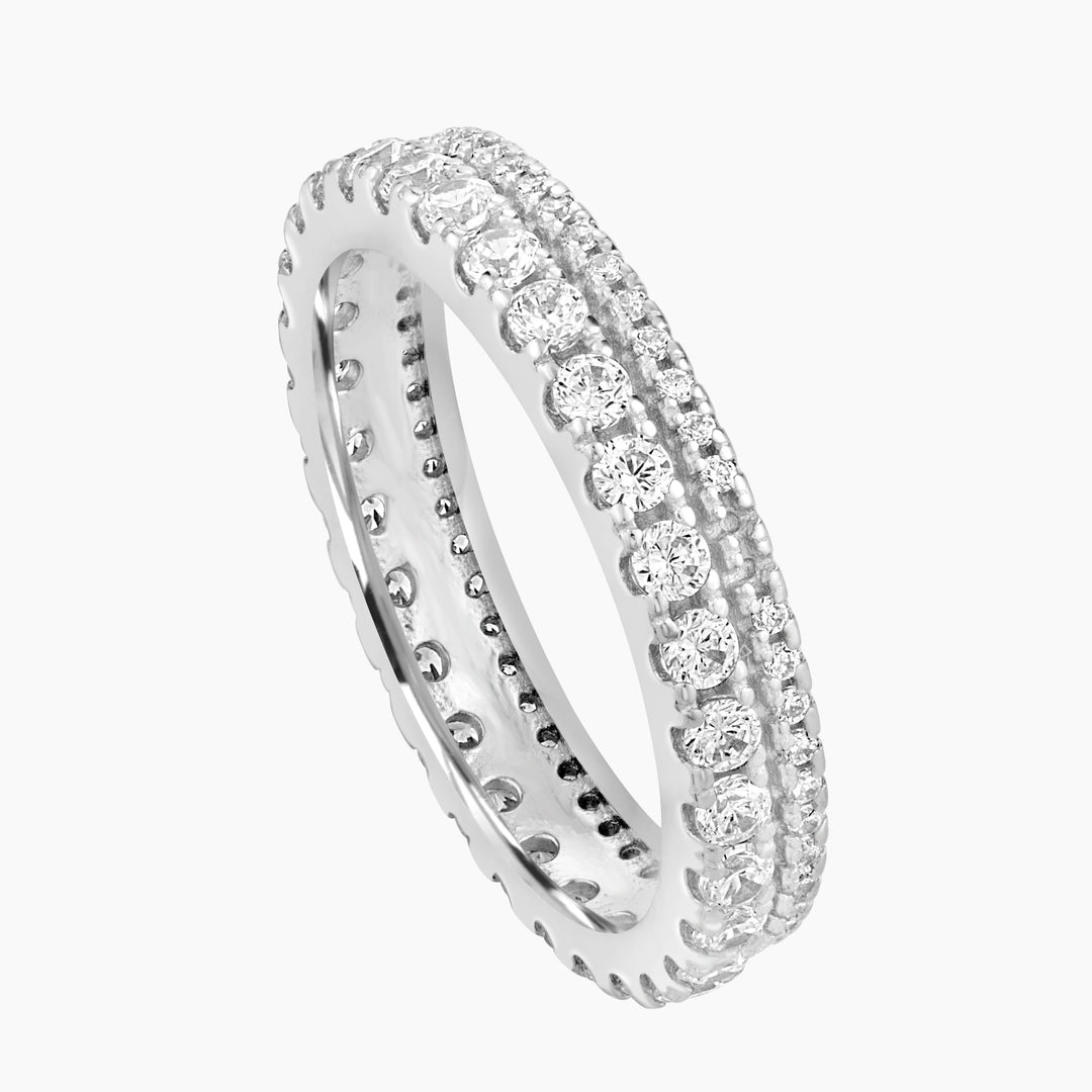 Double Row Band Ring