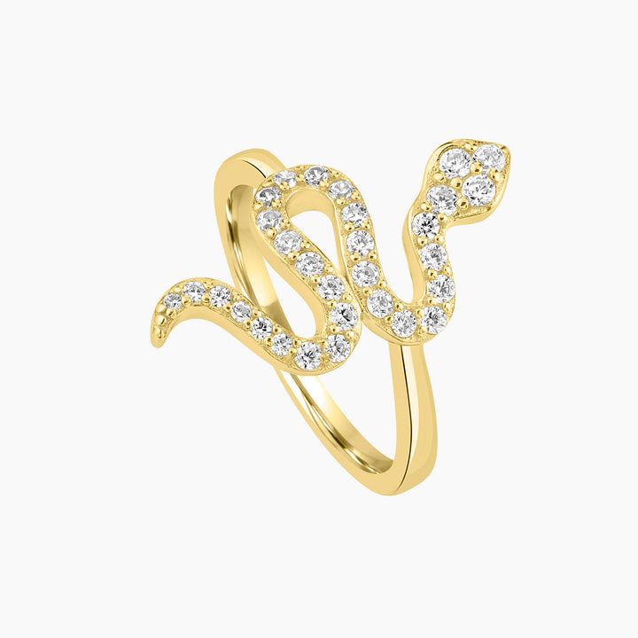 Pave Snake Ring