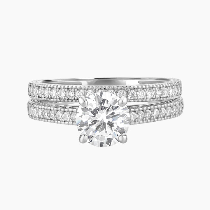 Eternal Harmony Engagement Ring Set