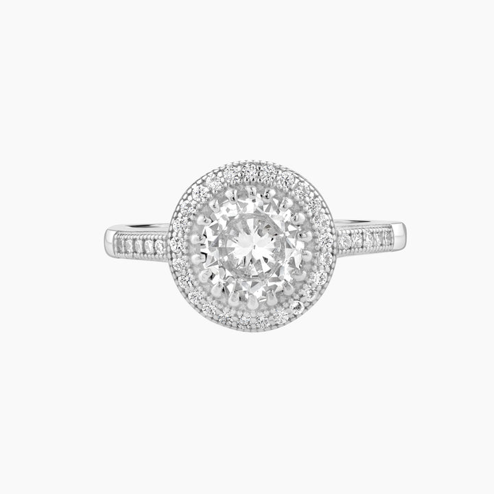 Eternal Radiance Halo Engagement Ring