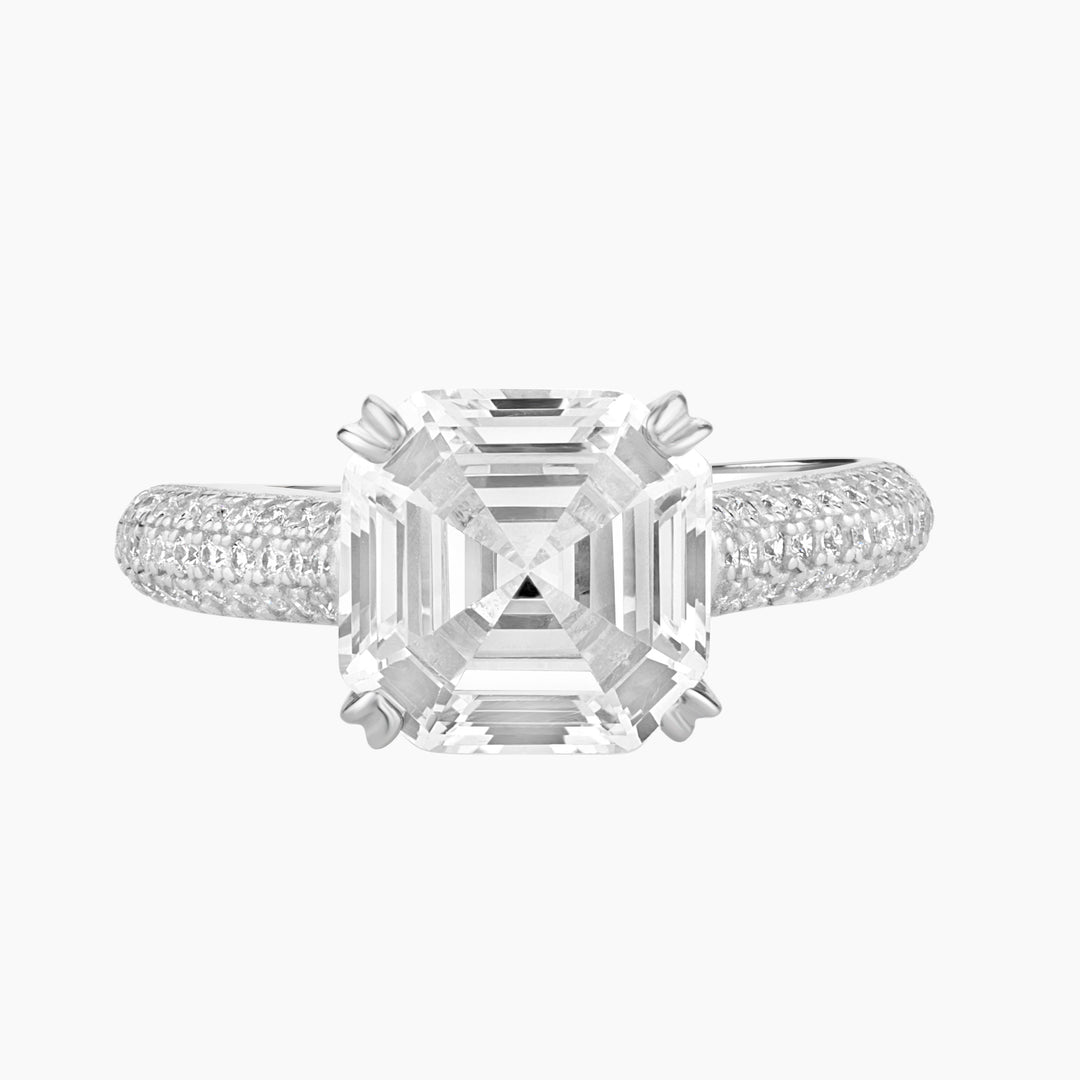 Asscher Cut Engagement Ring