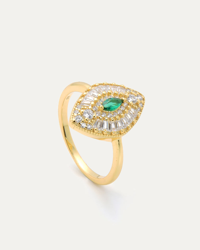 Marquise Majesty Art Deco Ring
