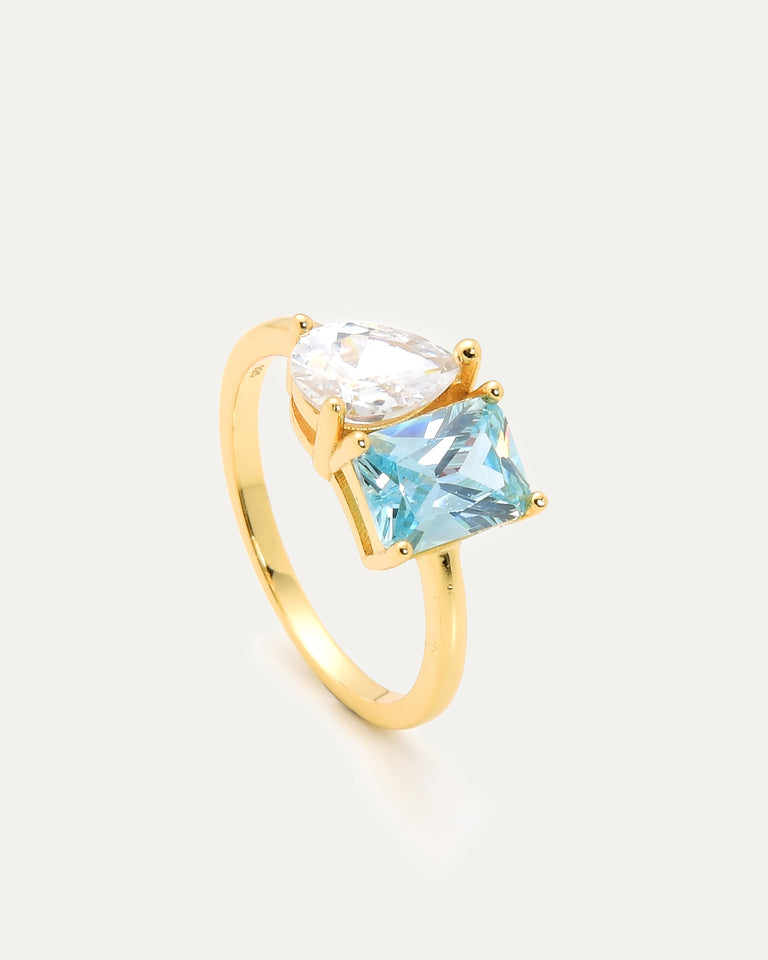 You & Me Blue Elegance Ring