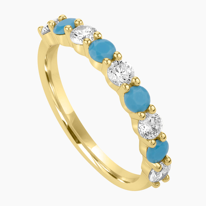 Turquoise & CZ Band