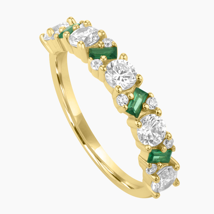 Art Deco Melody Ring Band