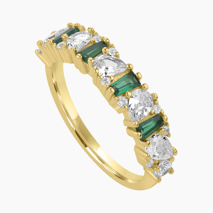 Art Deco Symphony Ring Band