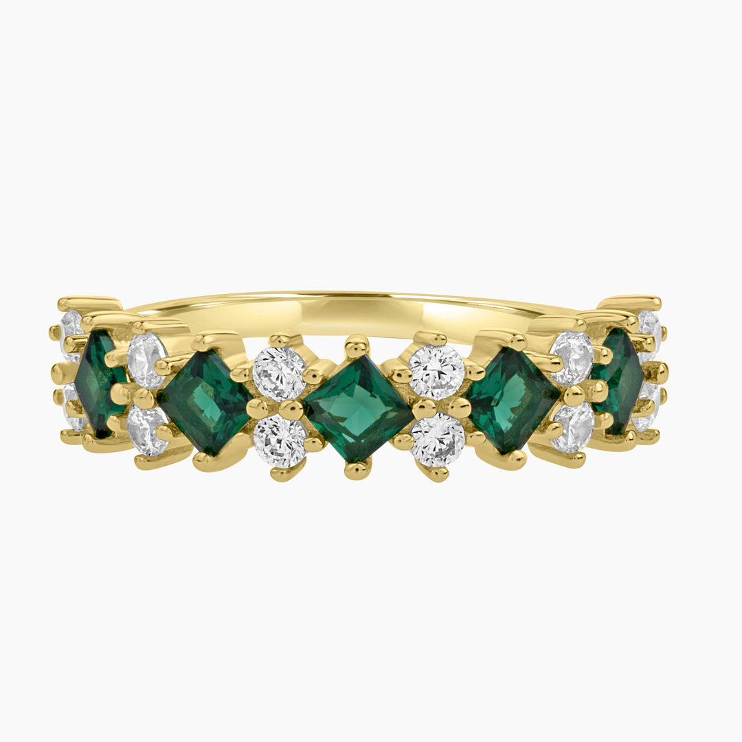 Art Deco Serenade Ring Band