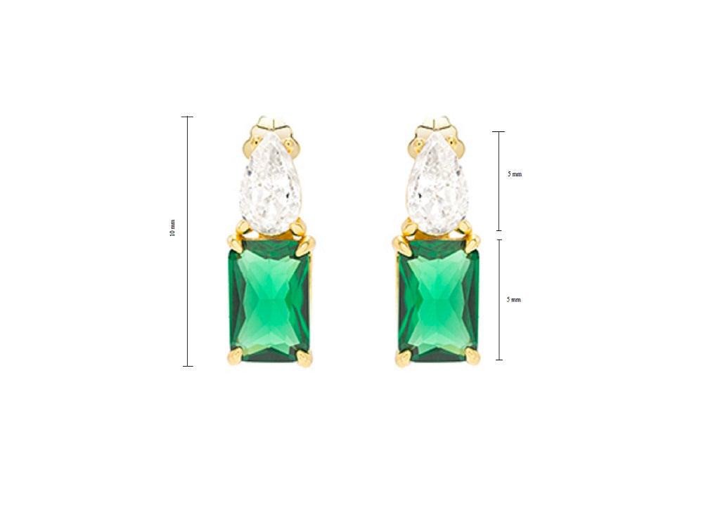 Emerald Allure Earrings