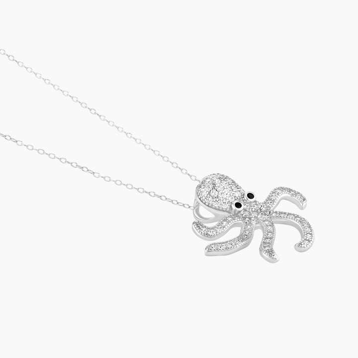 Octopus Pendant on Chain