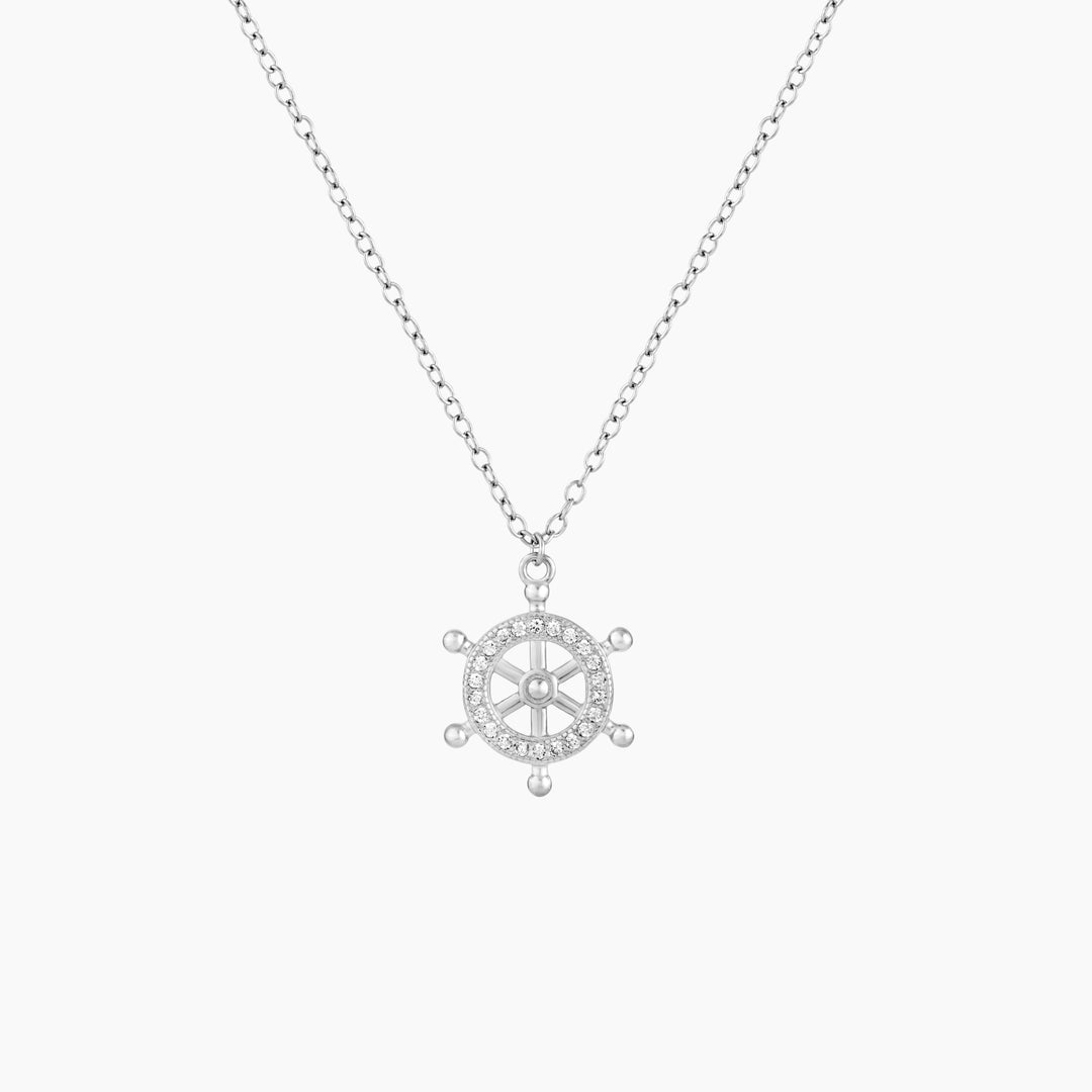 Boat Wheel Necklace