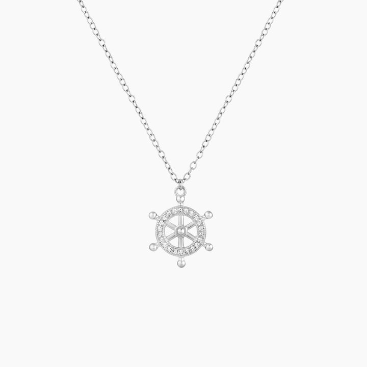 Boat Wheel Necklace