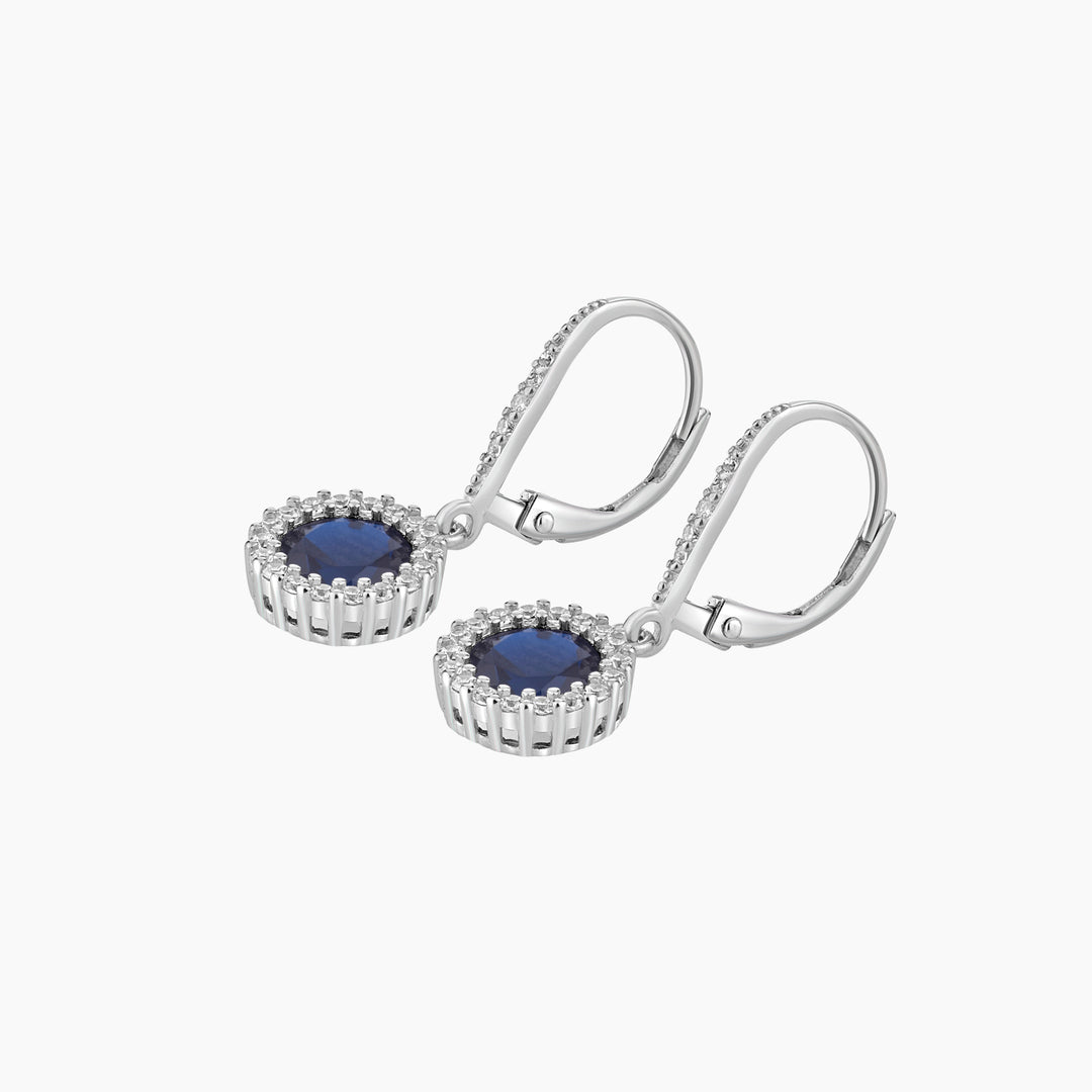 Halo Leverback Earring