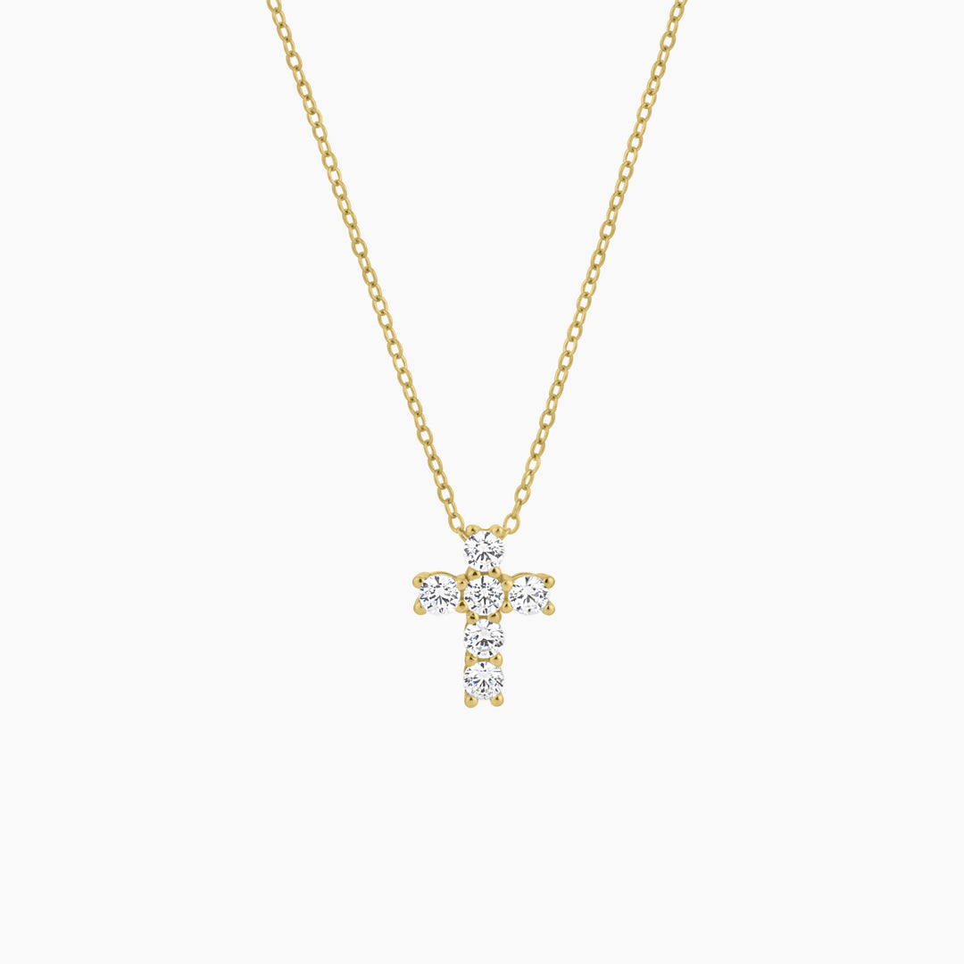 CZ Cross Necklace