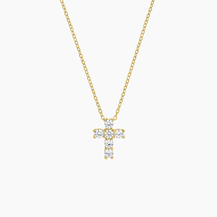 CZ Cross Necklace