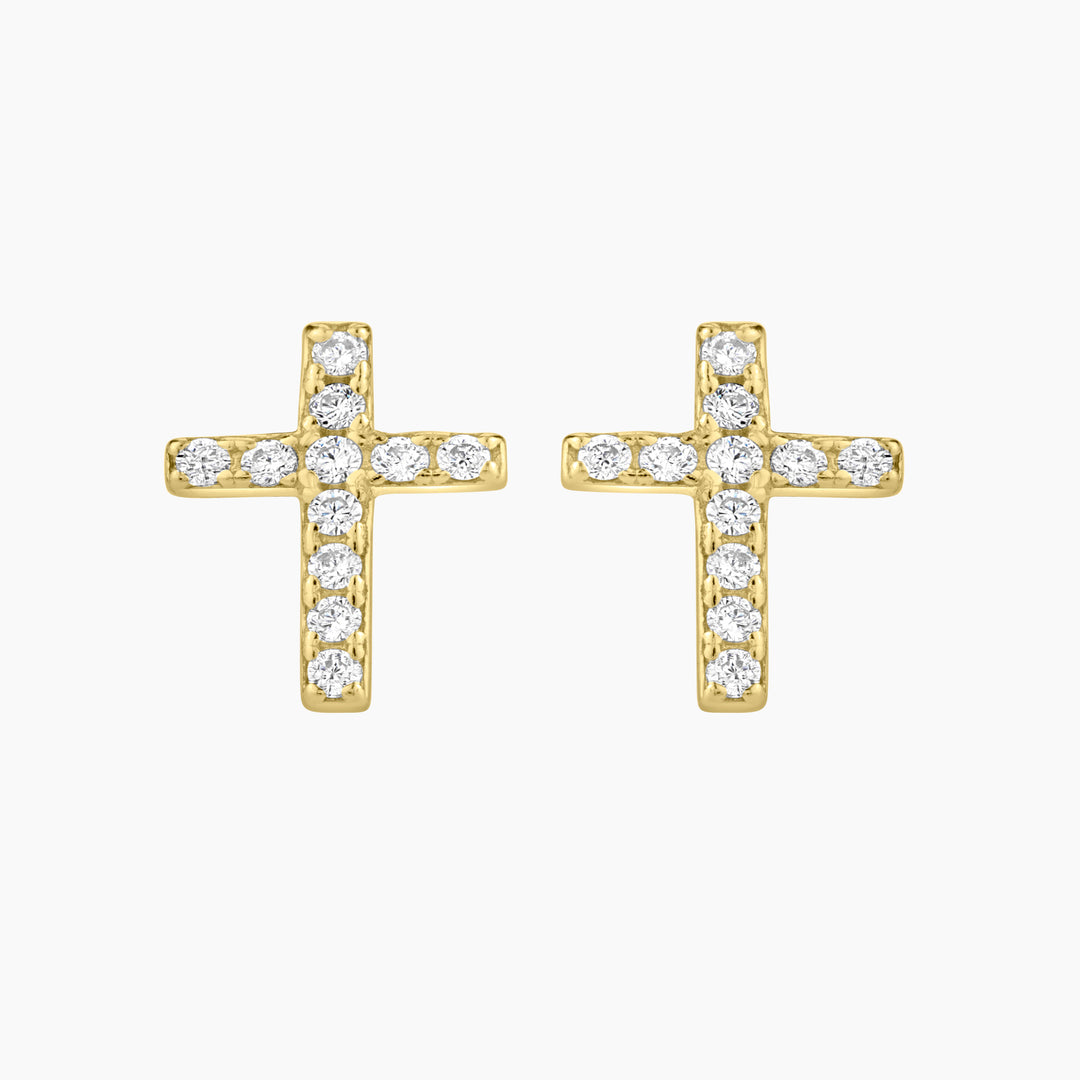 Cross Stud Earring