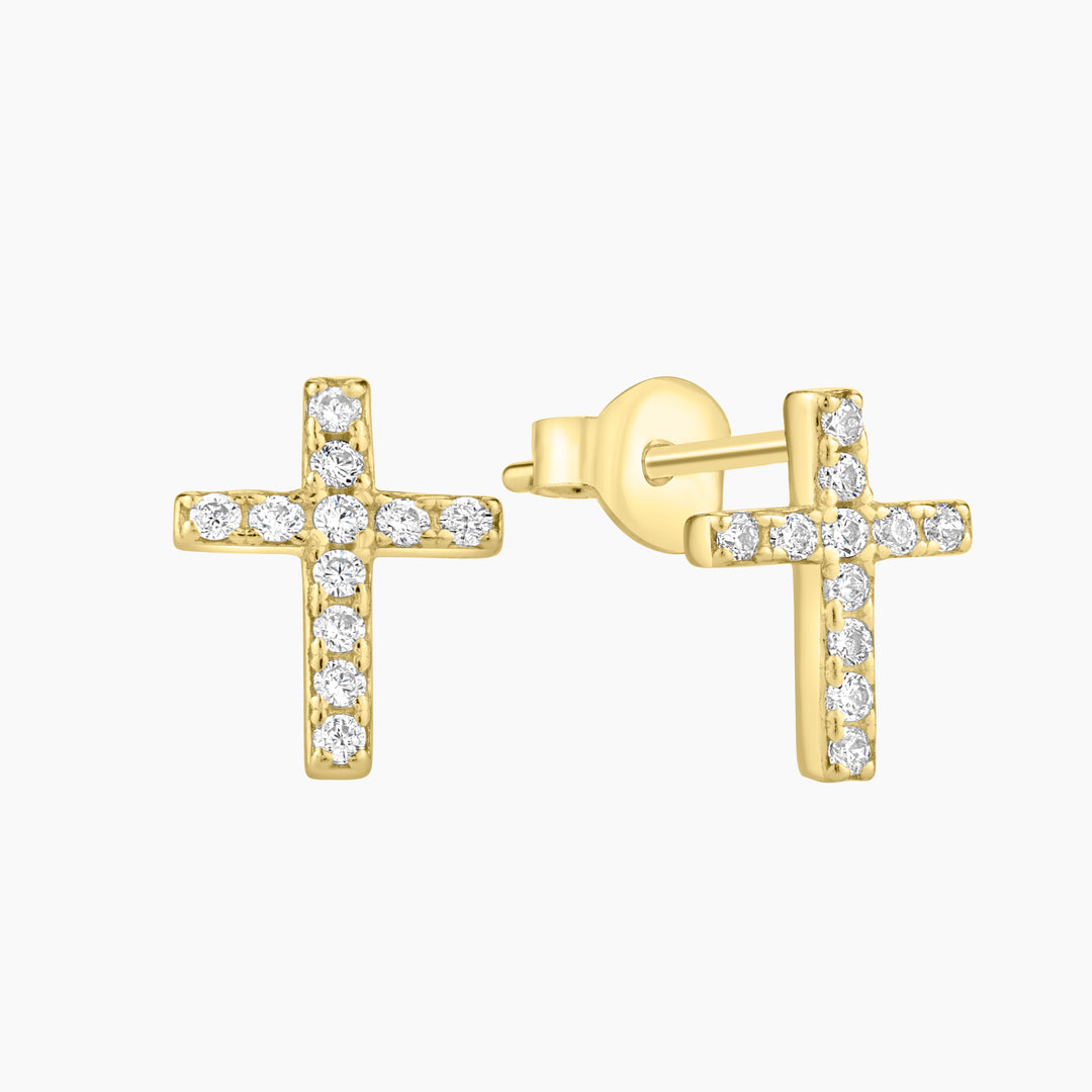 Cross Stud Earring