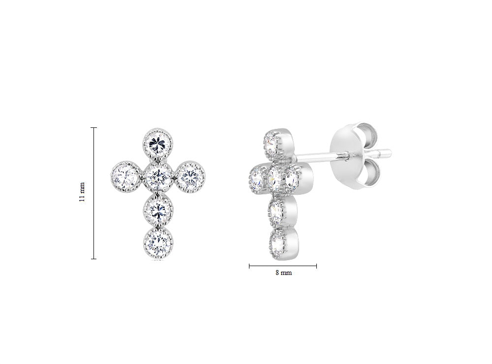 Cross Studs Earring