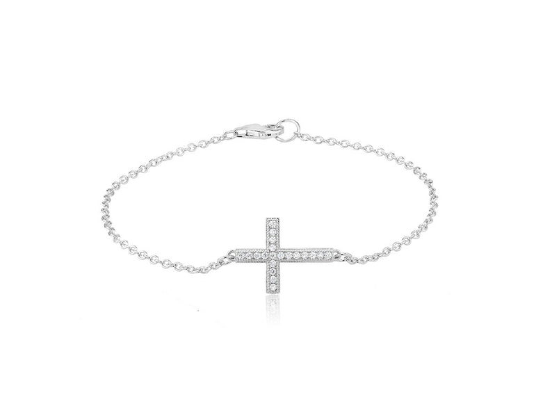 Sideway Cross Bracelet