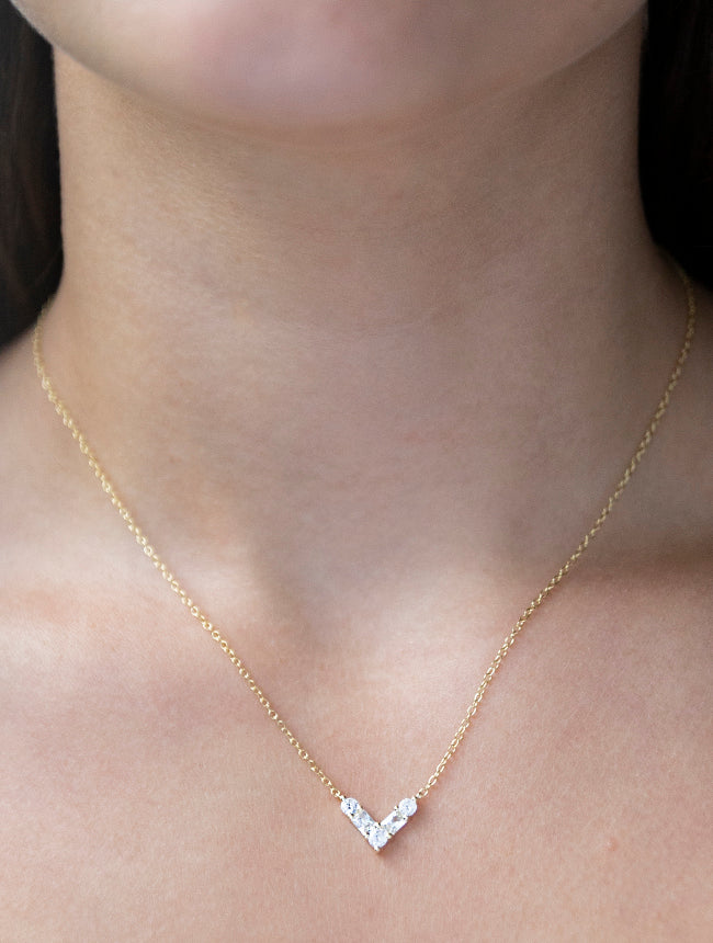 V Shaped  Necklace