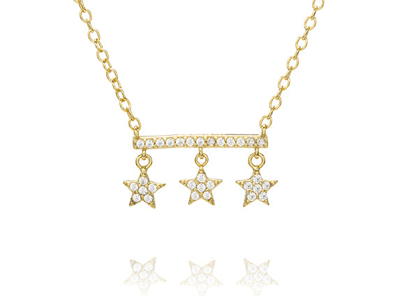 Bar and Star Necklace