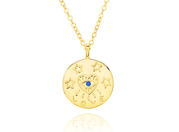 Love, Guidance and Protection Medallion Necklace