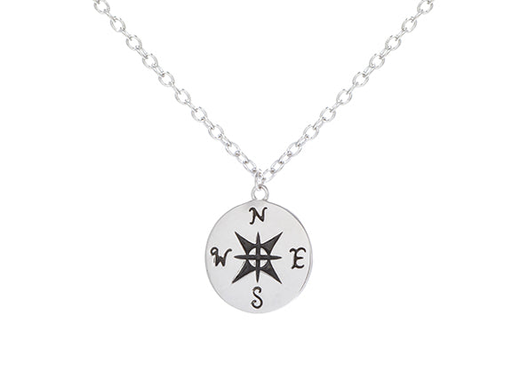 Round Compass Necklace