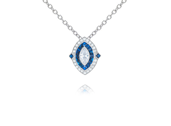 Vintage Art Deco Pendant on Chain