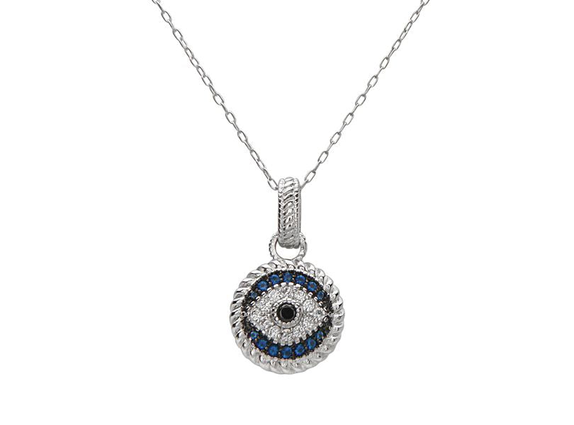 Sapphire Sentinel Eye Pendant