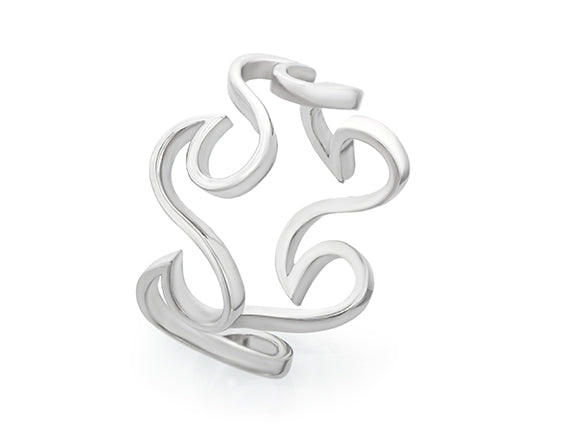 Wave Band Ring