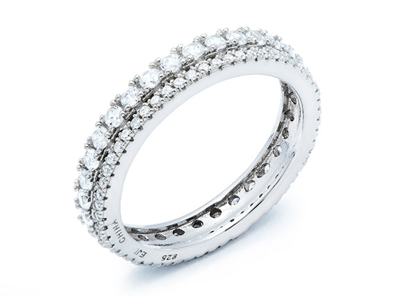 Double Row Band Ring