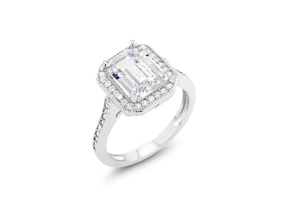 Emerald Cut Engagement Ring