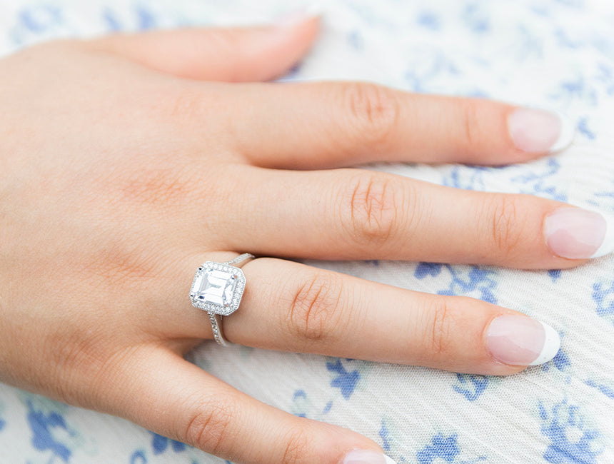 Emerald Cut Engagement Ring