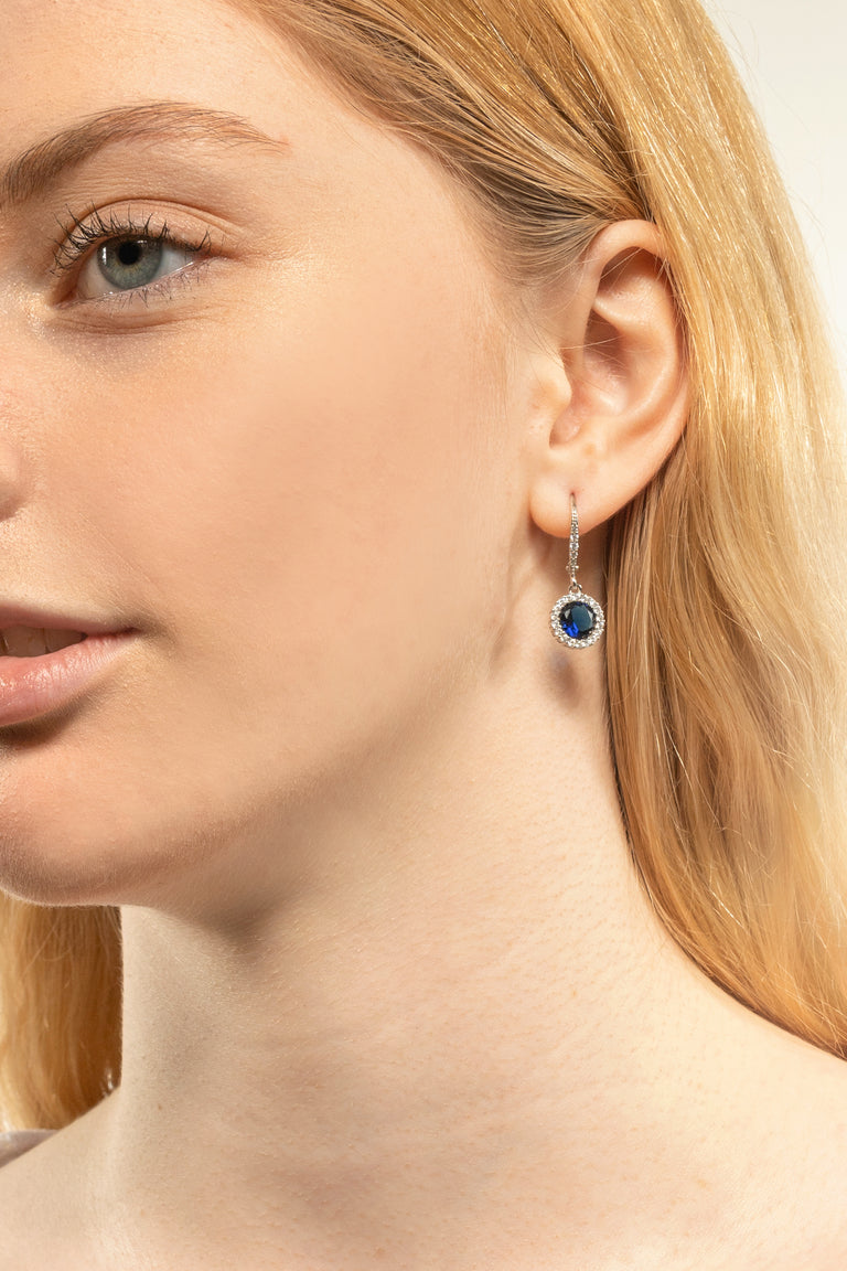 Halo Leverback Earring